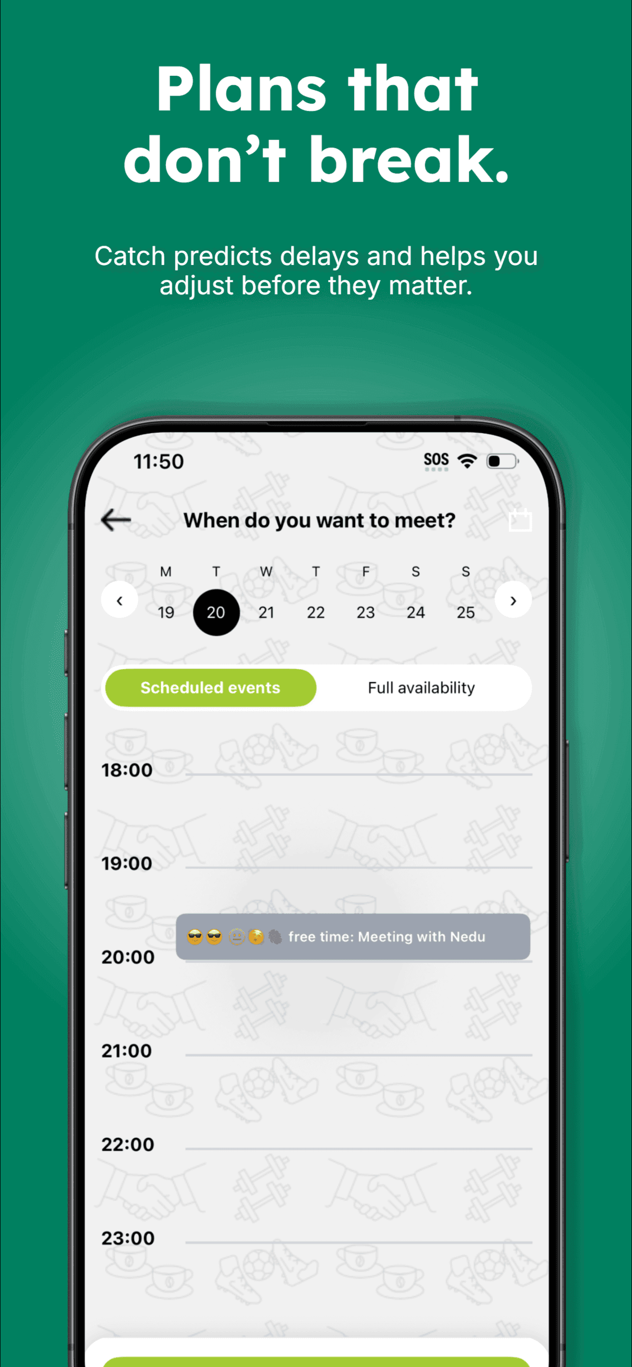 Meeting request interface
